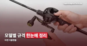 타켄 더블핸들 — 모델별 규격과 릴 호환 기준