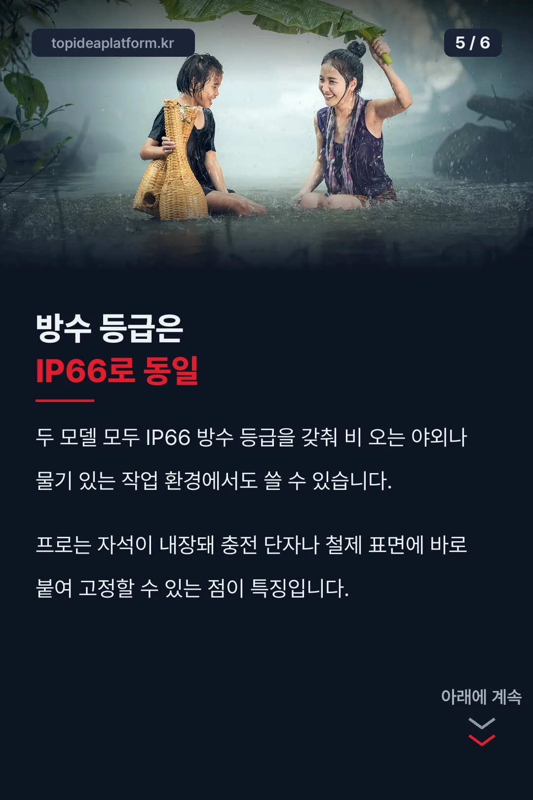 방수 등급 IP66